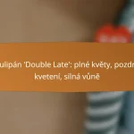 Tulipán ‘Double Late’: plné květy, pozdní kvetení, silná vůně