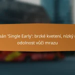 Tulipán ‘Single Early’: brzké kvetení, nízký růst, odolnost vůči mrazu